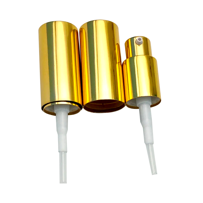 Pompe à lotion à la crème Full aluminium Gold 18/410