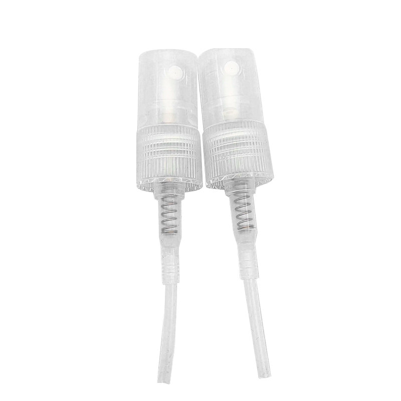 Pulvérisateur de pompe à bouteille de bouteille d'huile essentielle transparente de 16 mm en plastique de 16 mm