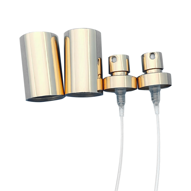 Pulvérisateur de pompe à sertissage en aluminium en aluminium en or rose 20 mm