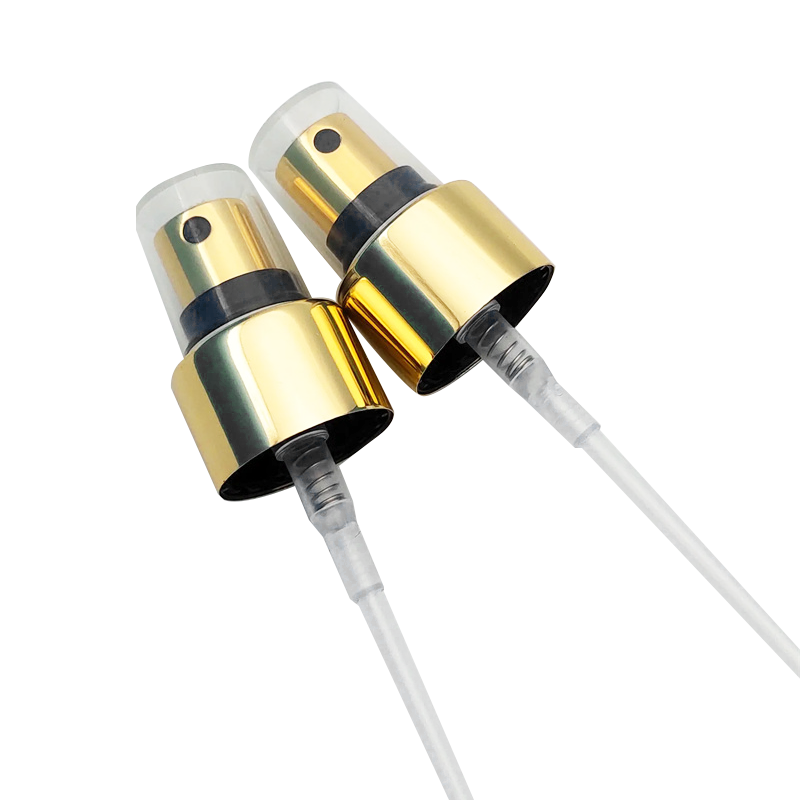 Pompe de pulvérisateur de brume fin en aluminium en aluminium en plastique 10-28 mm 24/410