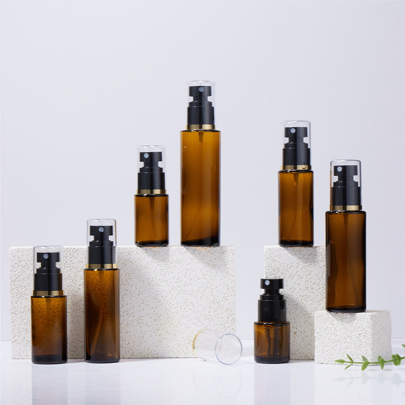 20 ml 30 ml 40 ml 50 ml 60 ml 80 ml 100 ml Flacon pulvérisateur en verre ambré