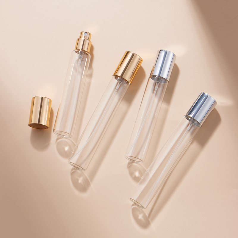 bouteilles de parfum en verre vides de cuir embouti de 23mm 30ml 35ml